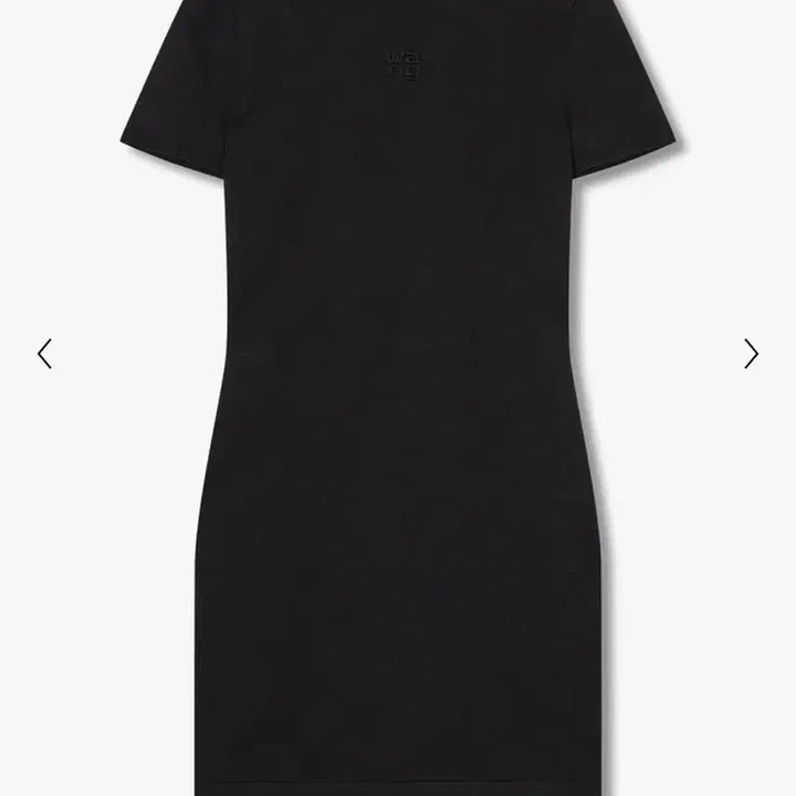 [SOLD OUT] [XS] 알렉산더왕 알왕 피티드 로고 모크넥 드레스 원피스 치마 블랙
