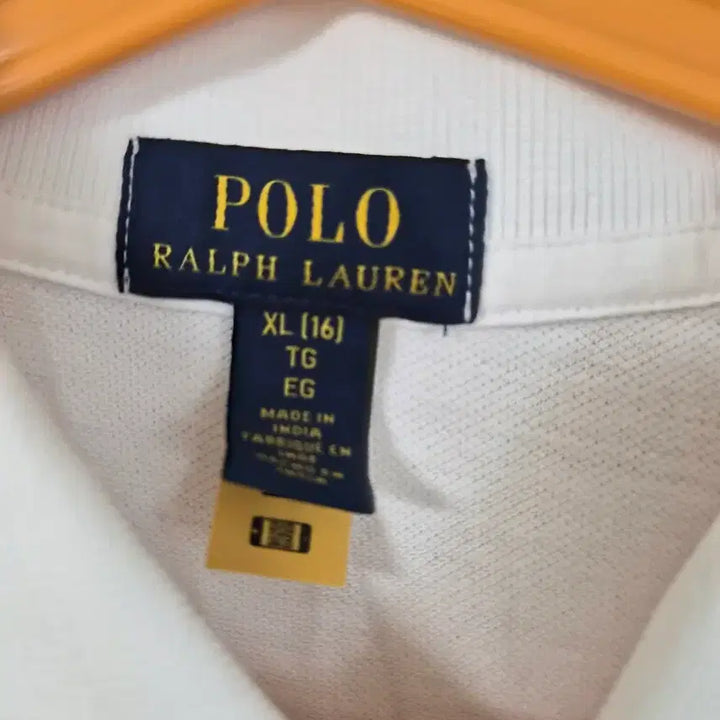 [BUNJANG] Polo Ralph Lauren White Polo Shirt XL / 폴로 랄프로렌 화이트 카라티 XL(16)