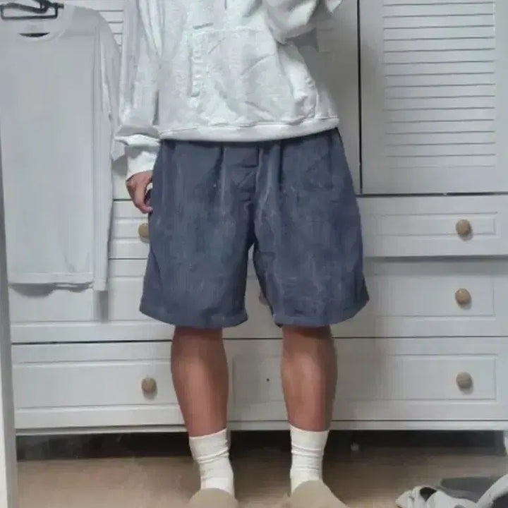 [BUNJANG] YesEyeSee Corduroy Bermuda Shorts M / 예스아이씨 코듀로이 버뮤다 M