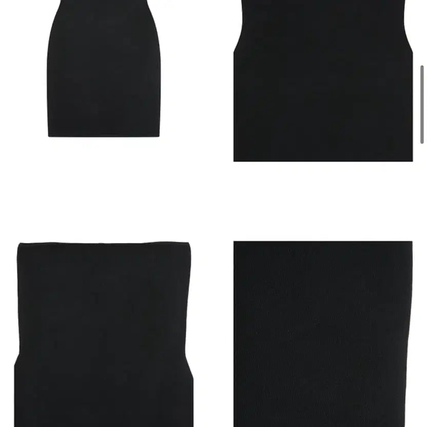 [SOLD OUT] [XS] 알렉산더왕 알왕 크리스털 크리스탈 로고 튜브 원피스 치마 블랙