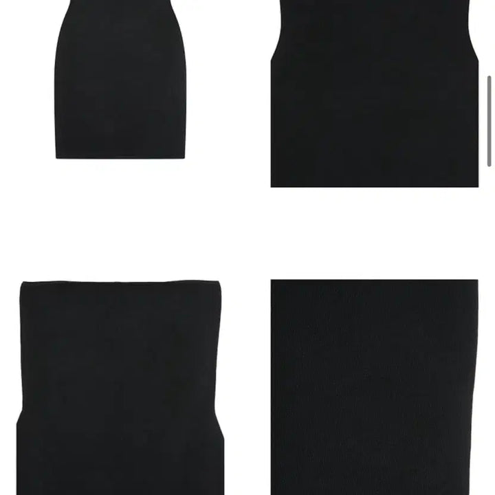 [SOLD OUT] [XS] 알렉산더왕 알왕 크리스털 크리스탈 로고 튜브 원피스 치마 블랙