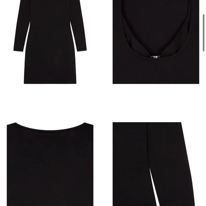 [SOLD OUT] [XS,S] 알렉산더왕 알왕 비키니 레이어드 니트 원피스 드레스 블랙