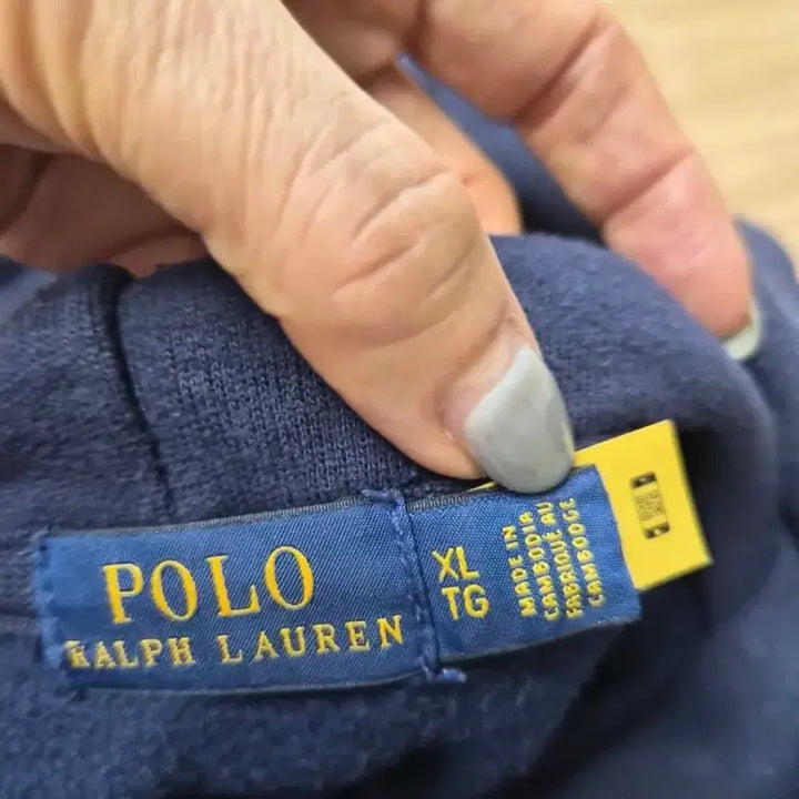 [BUNJANG] Polo Ralph Lauren Navy Hoodie XL / 폴로 랄프로렌 네이비 후드티 XL 사이즈