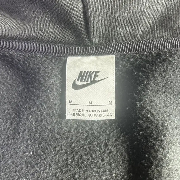[BUNJANG] Nike x Stussy Washed Fleece Hoodie Black / 나이키 x 스투시 풀 집 워시드 플리스 후드 블랙