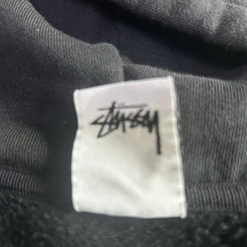 [BUNJANG] Nike x Stussy Washed Fleece Hoodie Black / 나이키 x 스투시 풀 집 워시드 플리스 후드 블랙