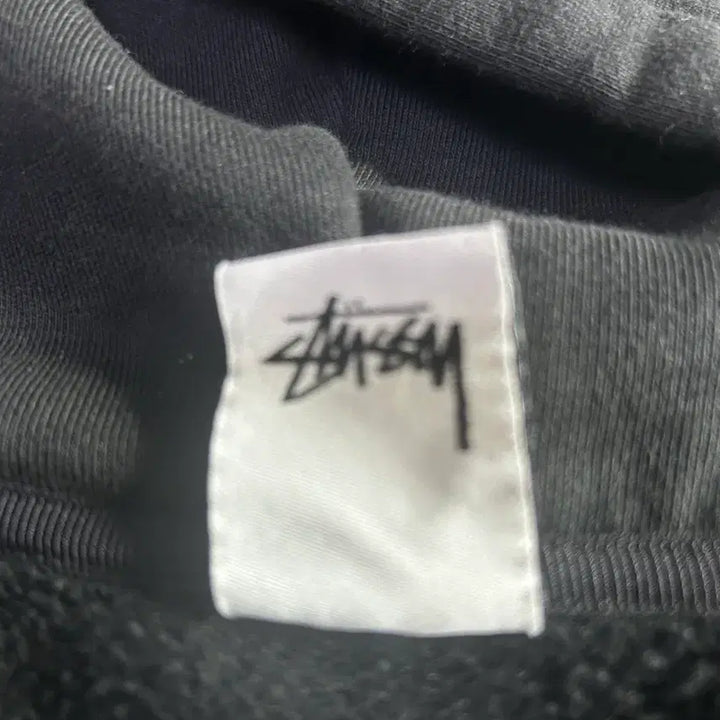 [BUNJANG] Nike x Stussy Washed Fleece Hoodie Black / 나이키 x 스투시 풀 집 워시드 플리스 후드 블랙