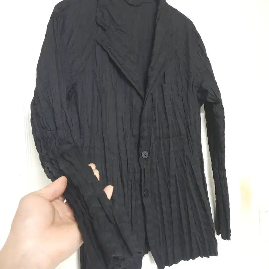 [SOLD OUT] 이세이 미야케 Issey Miyake Men 주름 자켓 블랙