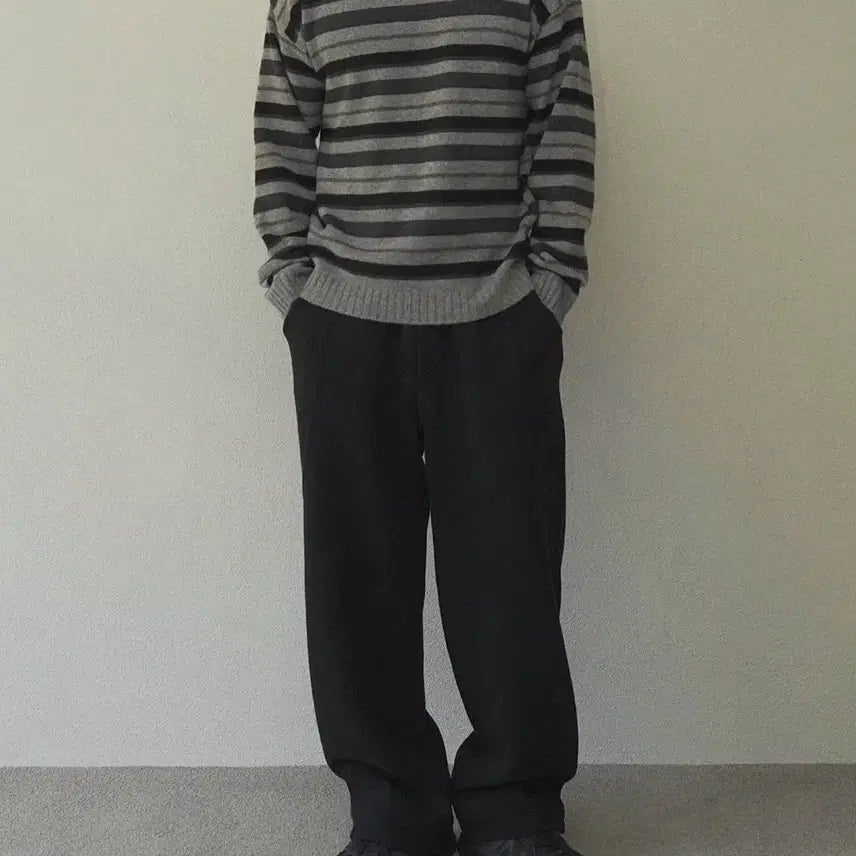 [BUNJANG] Sido Stripe Wool Knit Size 2 / 시도 스트라이프 울 니트 / 2사이즈