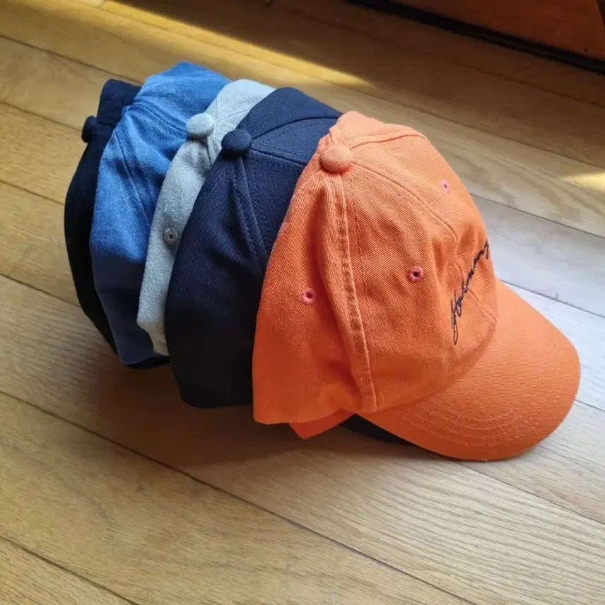 [SOLD OUT] 컬러 볼캡 모자 (블랙/블루/베이지/네이비/오렌지)
