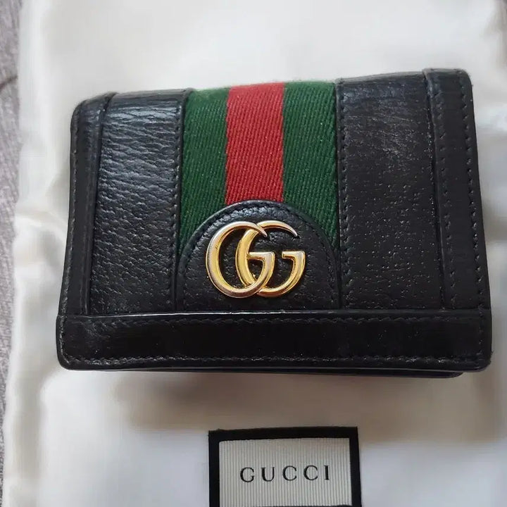[BUNJANG] Gucci Ophidia Bifold Wallet GG Supreme / 구찌 오피디아 반지갑 블랙 GG수프림