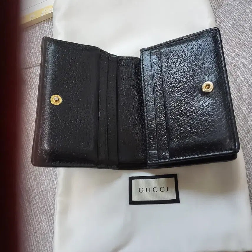 [BUNJANG] Gucci Ophidia Bifold Wallet GG Supreme / 구찌 오피디아 반지갑 블랙 GG수프림