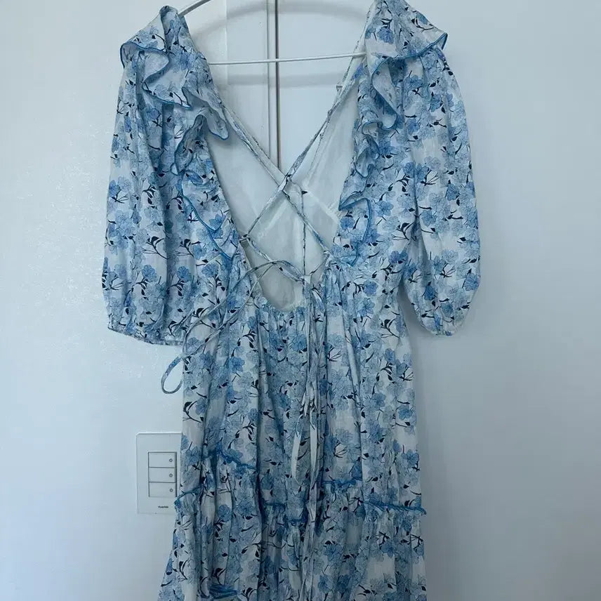 [BUNJANG] Gulhurgel Linen Wrap Dress (Size 66) / gulhurgel 굴허겔 린넨웥피스 66 사이즈