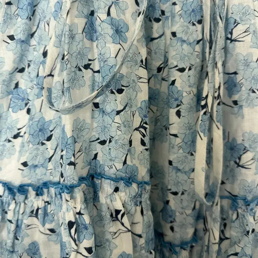 [BUNJANG] Gulhurgel Linen Wrap Dress (Size 66) / gulhurgel 굴허겔 린넨웥피스 66 사이즈