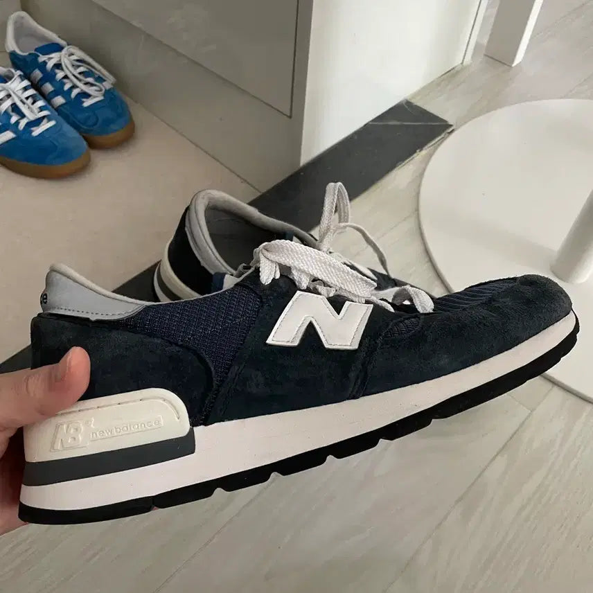 [BUNJANG] New Balance M990v1 Navy Sneakers US 11 (290) / 뉴발란스 m990n v1 navy us11 290