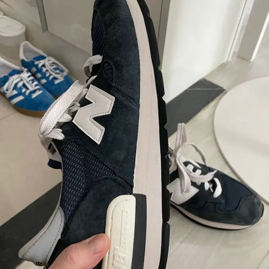 [BUNJANG] New Balance M990v1 Navy Sneakers US 11 (290) / 뉴발란스 m990n v1 navy us11 290