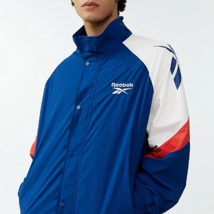 [BUNJANG] Reebok Remastered Vector Windbreaker Jacket / 리복 / 리마스터 벡터 윈드브레이카, 바람막이, 남성자켓