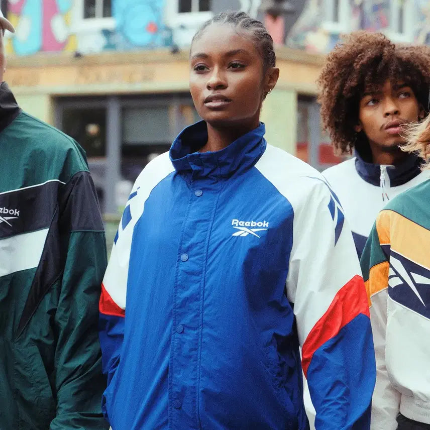 [BUNJANG] Reebok Remastered Vector Windbreaker Jacket / 리복 / 리마스터 벡터 윈드브레이카, 바람막이, 남성자켓