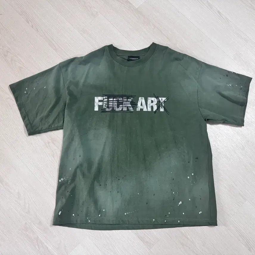 [BUNJANG] Papfromwhat Short Sleeve T-shirt / 파프롬왓 반팔 1사이즈