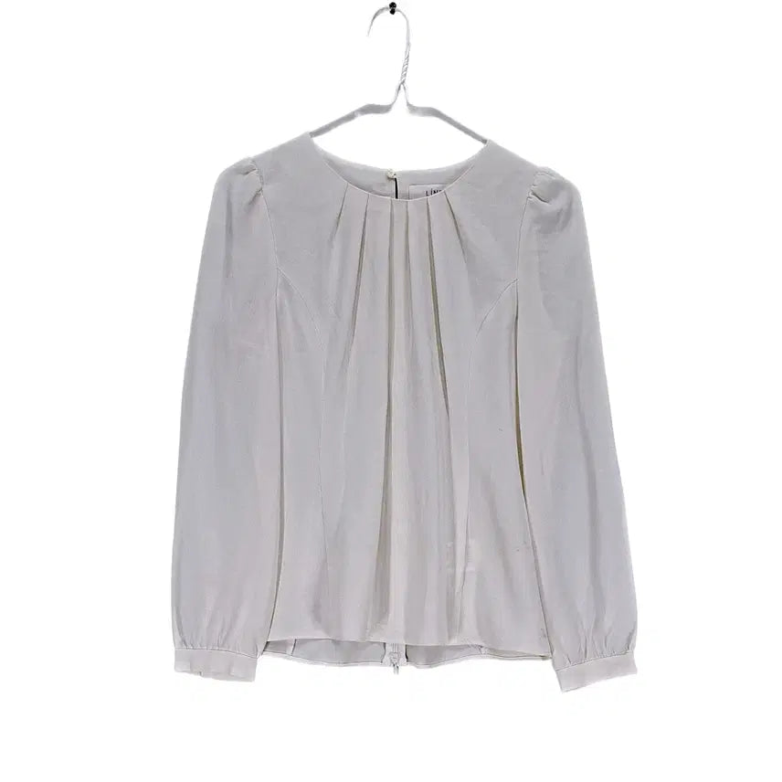 [BUNJANG] Line Ivory Blouse for Women / 라인 여성 블라우스 85 아이보리 하객룩 06943