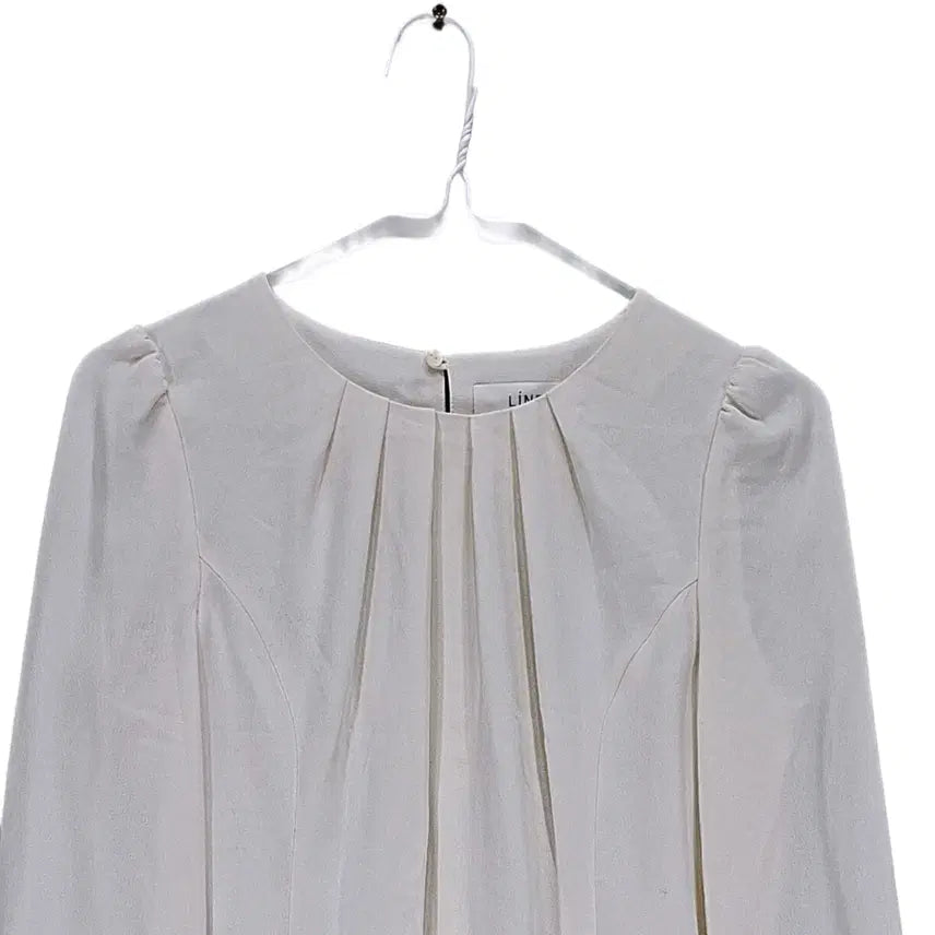[BUNJANG] Line Ivory Blouse for Women / 라인 여성 블라우스 85 아이보리 하객룩 06943