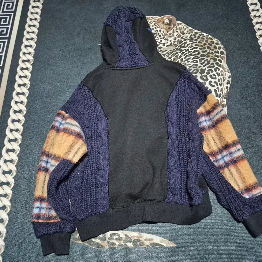 [BUNJANG] Andersson Bell Antwerp Contrast Hoodie L / 앤더슨벨 앤트워프 콘트라스트 후드티 L 정품