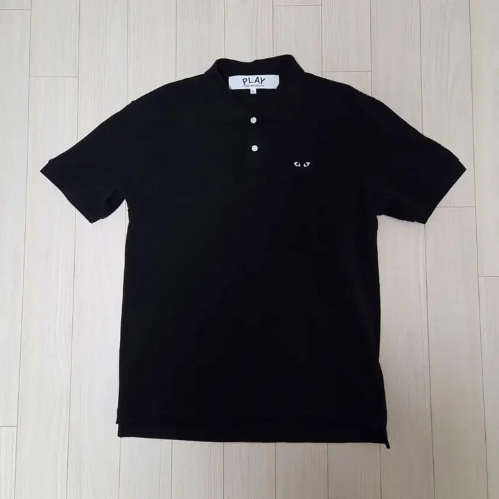 [SOLD OUT] 꼼데가르송 플레이 블랙 반팔 폴로티