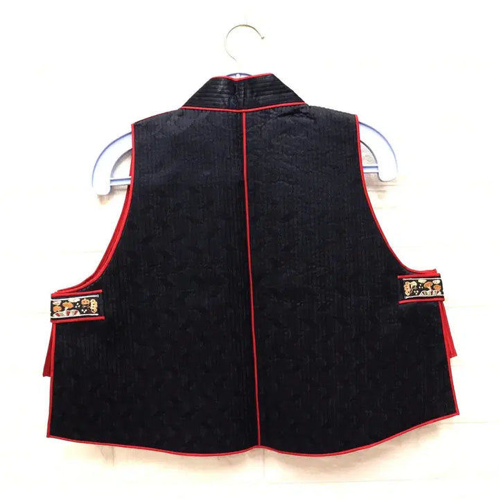 [SOLD OUT] 87 누빔 한복조끼 손자수조끼 누빔조끼 배자 66 M/창고갤러리