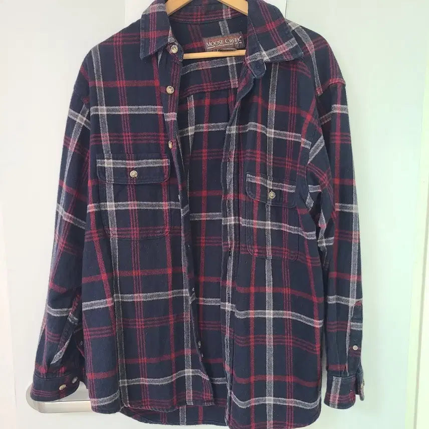 [BUNJANG] Musk Creek Check Heavy Shirt / 무스크크릭 체크 헤비 남방 셔츠