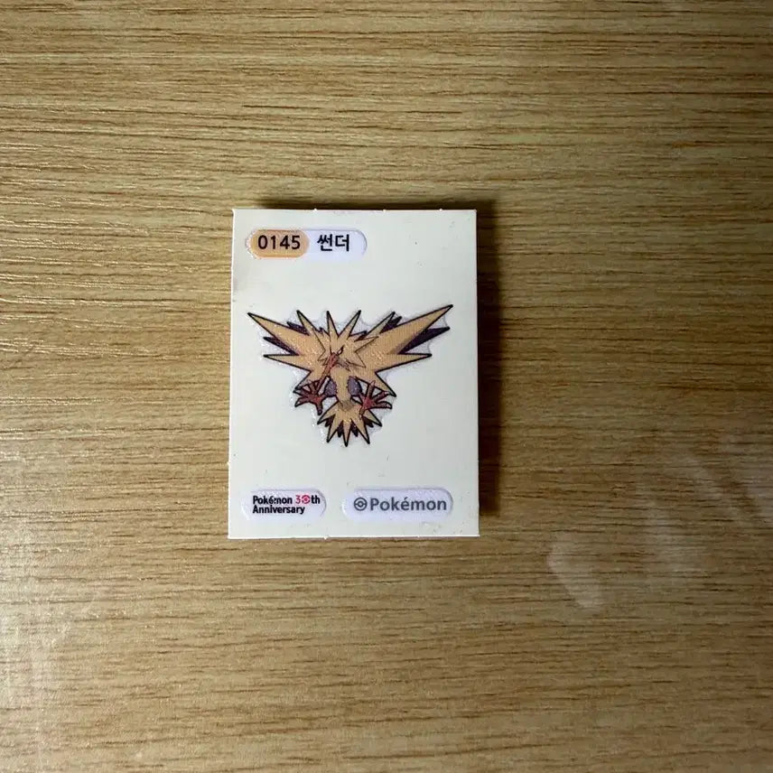 [BUNJANG] Pokemon 30th Anniversary Sticker Pikachu, Articuno, Rayquaza, Celebi / 포켓몬 30주년 띠부실 피카츄 세레비
