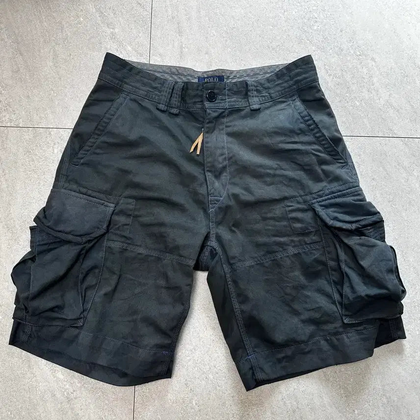 [BUNJANG] Polo Utility Cargo Shorts / 폴로 유틸리티 쇼츠 카고 쇼츠 블랙:31-32