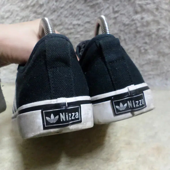 [BUNJANG] Adidas Nizza Black Sneakers (Used) / 후루룩구제 225 아디다스 니짜 블랙 운동화 스니커즈 중고 신발