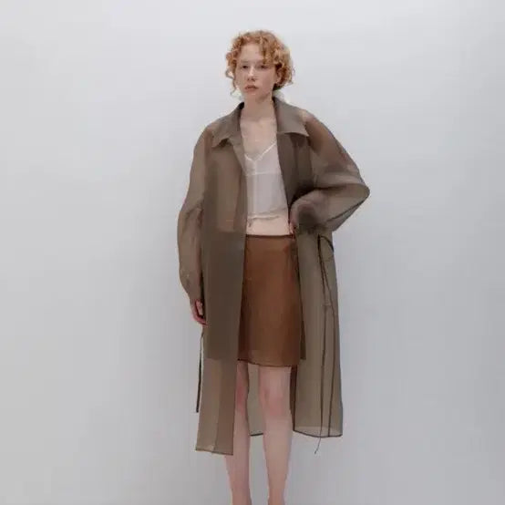 [SOLD OUT] FARVEN 파르벵 카디프 코트 브라운