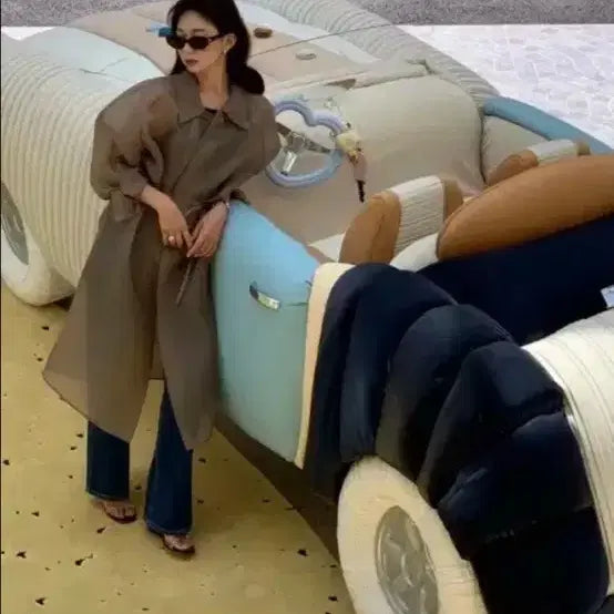 [SOLD OUT] FARVEN 파르벵 카디프 코트 브라운