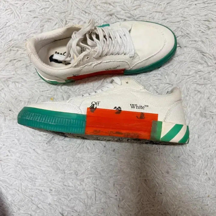 [BUNJANG] Off-White Bulk Sneakers Green/White / 오프화이트 벌크 스니커즈 그린/화이트