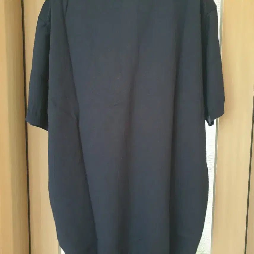 [BUNJANG] Ivory Knit Short Sleeve T-Shirt (Cotton 100%) / 네이비 니트 반팔 티셔츠100 (면100%/새거)