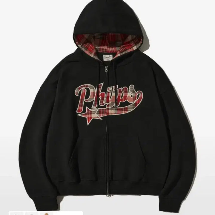 [BUNJANG] Physical Education Check Hooded Zip-up / 피지컬에듀케이션 체크 후드집업