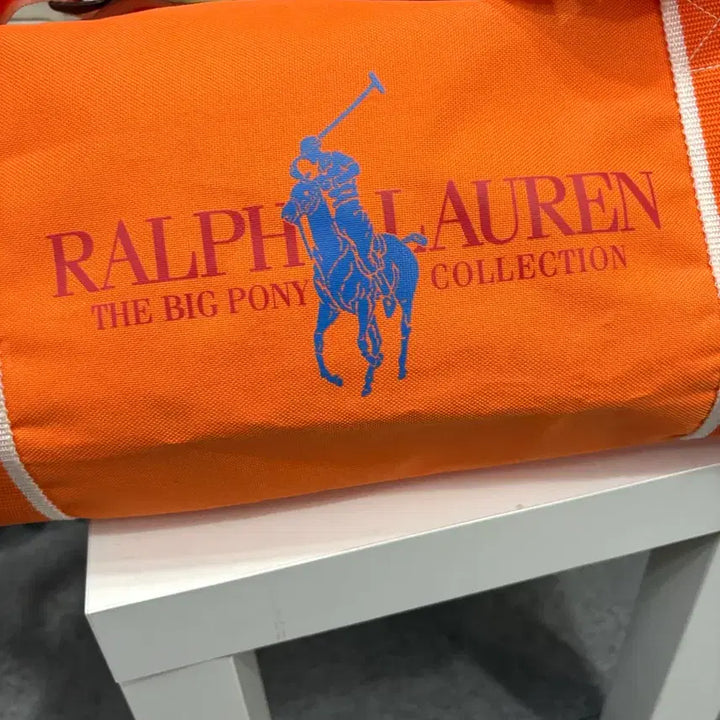[BUNJANG] Polo Ralph Lauren Big Pony Orange Tote Bag / 폴로 랄프로렌 빅포니 오렌지 토트백 희귀매물