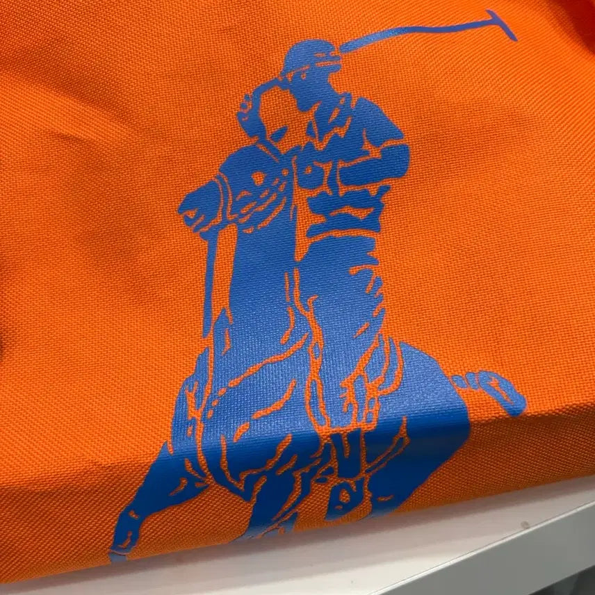 [BUNJANG] Polo Ralph Lauren Big Pony Orange Tote Bag / 폴로 랄프로렌 빅포니 오렌지 토트백 희귀매물