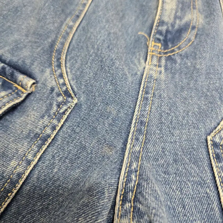 [BUNJANG] ZARA Utility Cargo Denim Wide Pants / 자라 유틸리티 카고 데님  와이드 팬츠
