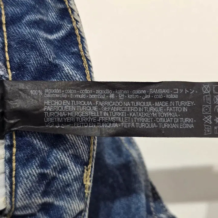[BUNJANG] ZARA Utility Cargo Denim Wide Pants / 자라 유틸리티 카고 데님  와이드 팬츠
