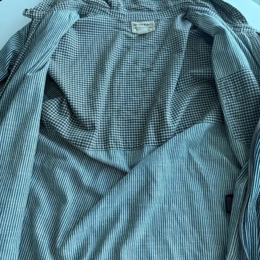 [BUNJANG] RRL Indigo Striped Twill Hooded Jacket / 더블알엘(RRL) 인디고 스트라이프 트윌 후드 자켓 M