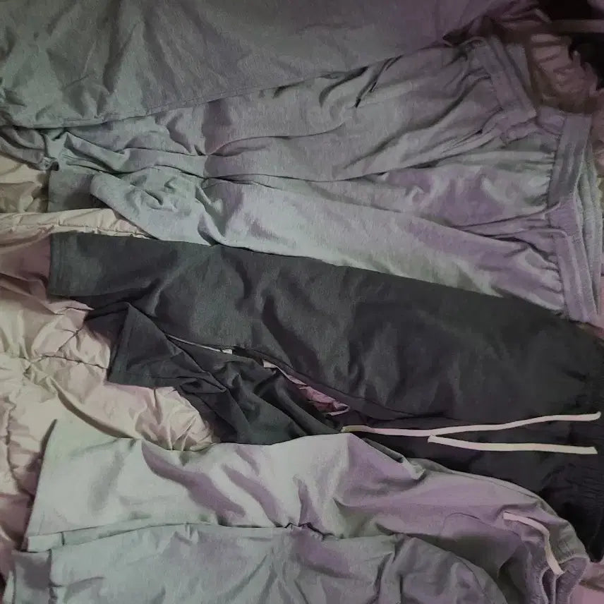 [BUNJANG] Basic Jogger Pants Bundle Set / 기본 조거 팬츠 4종 기본 2종 운동복 면바지 츄리닝 6종 xl