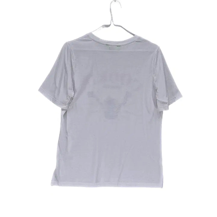 [BUNJANG] Sesame Street Cookie Monster T-shirt / 세사미스트리트 여성 반팔티 90 화이트 오버핏 06950