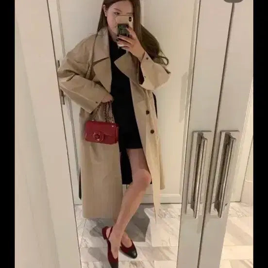 [BUNJANG] MissSon OctoberSecond Trench Coat / 미쓰손 옥토버세컨드 트렌치코트