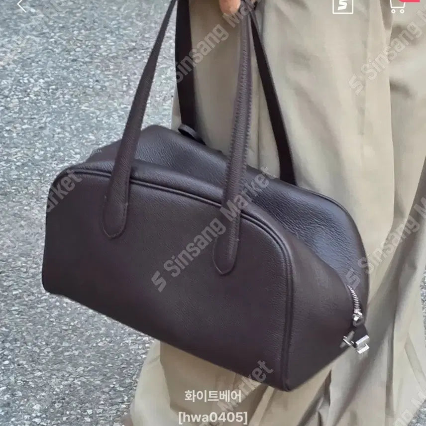 [BUNJANG] Leather Bowling Bag / 소가죽 볼링백(새상품)