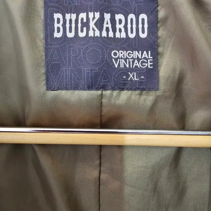[BUNJANG] Buckaroo Vintage Y2K Long Hooded Coat XL / 버커루 빈티지  y2k야상 후드 카키색상  롱 코트 XL.