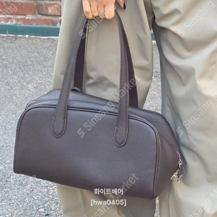 [BUNJANG] Leather Bowling Bag / 소가죽 볼링백(새상품)