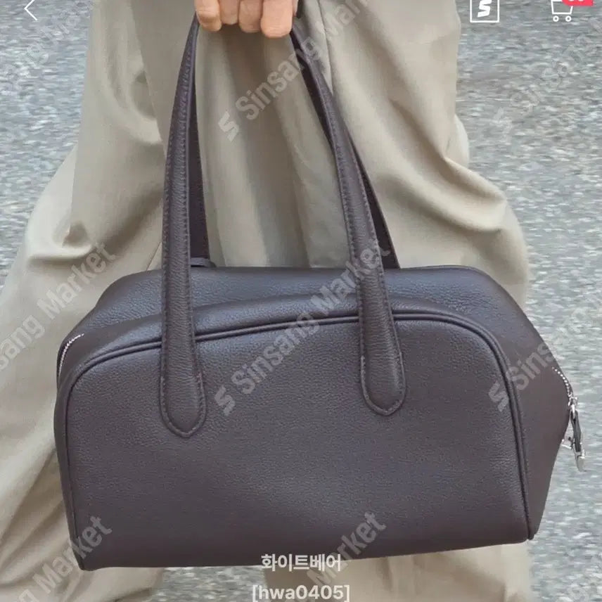 [BUNJANG] Leather Bowling Bag / 소가죽 볼링백(새상품)