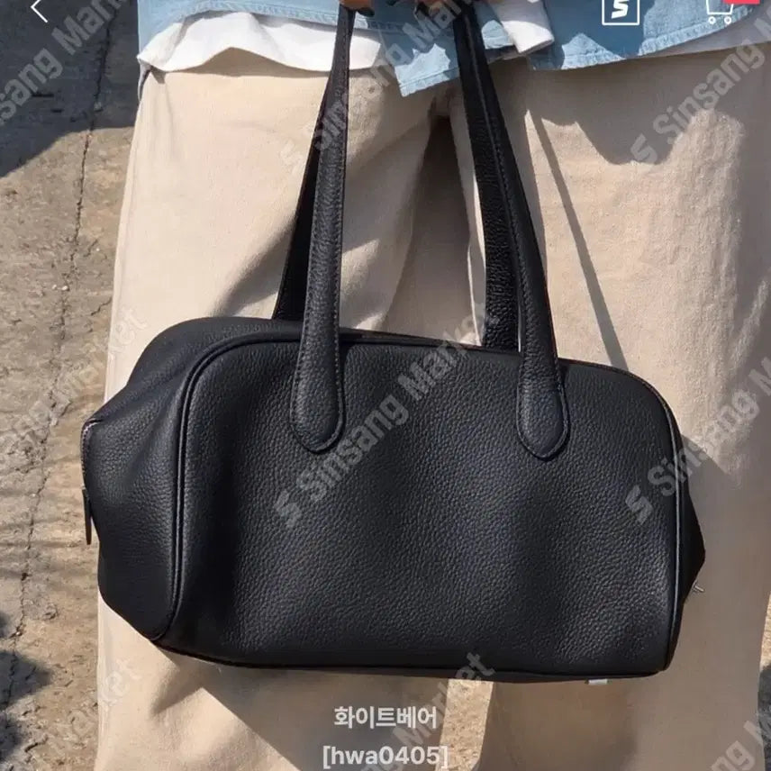 [BUNJANG] Leather Bowling Bag / 소가죽 볼링백(새상품)