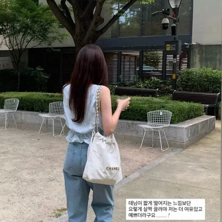 [SOLD OUT] 레이지샵 레터 데님 s 사이즈 (택달린 새상품)